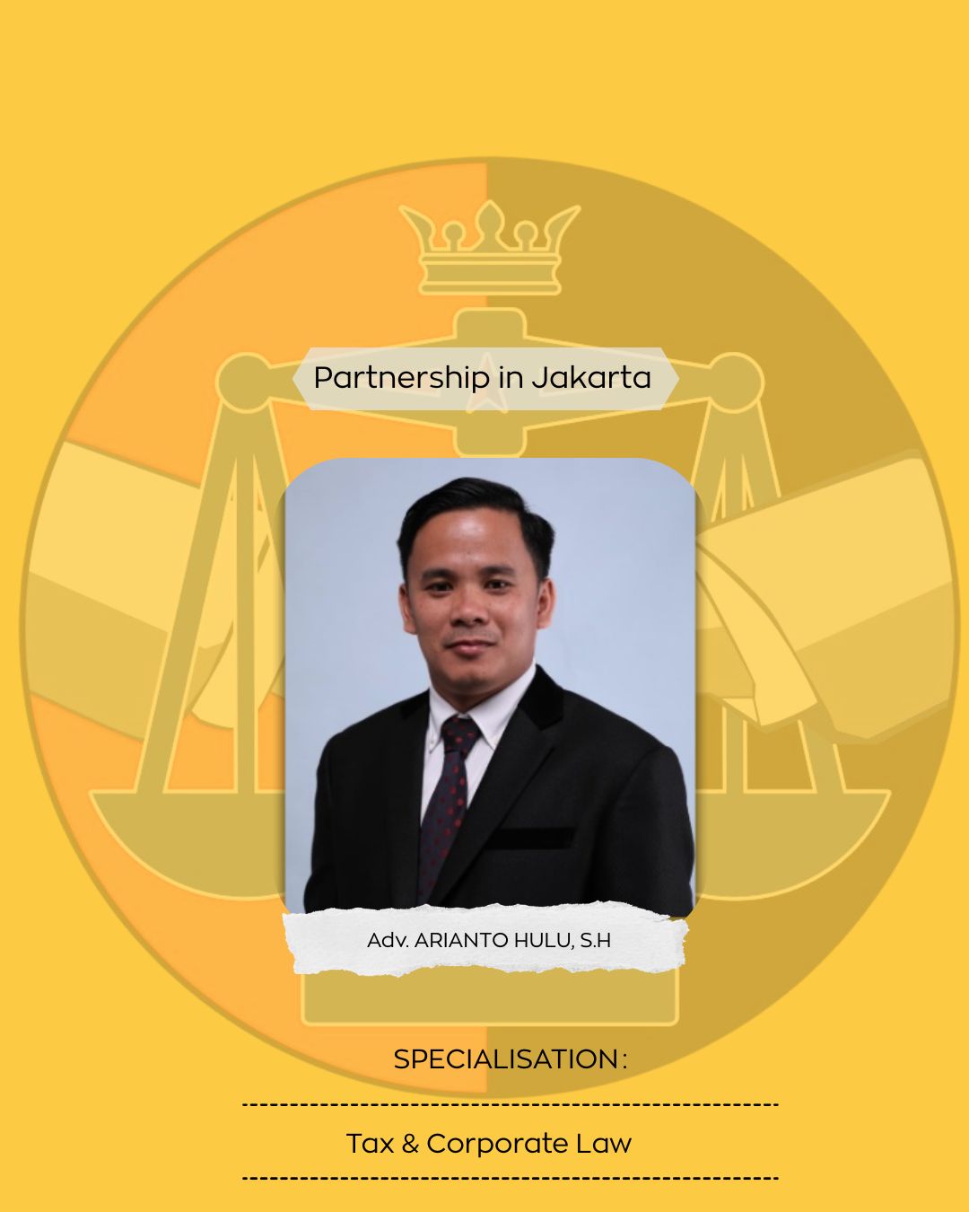 Adv. Arianto Hulu, S.H
