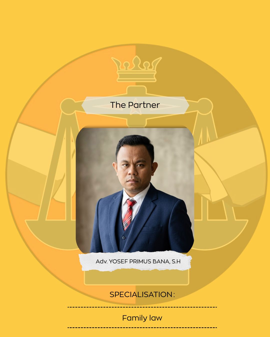 Adv. Yosef Primus Bana, S.H