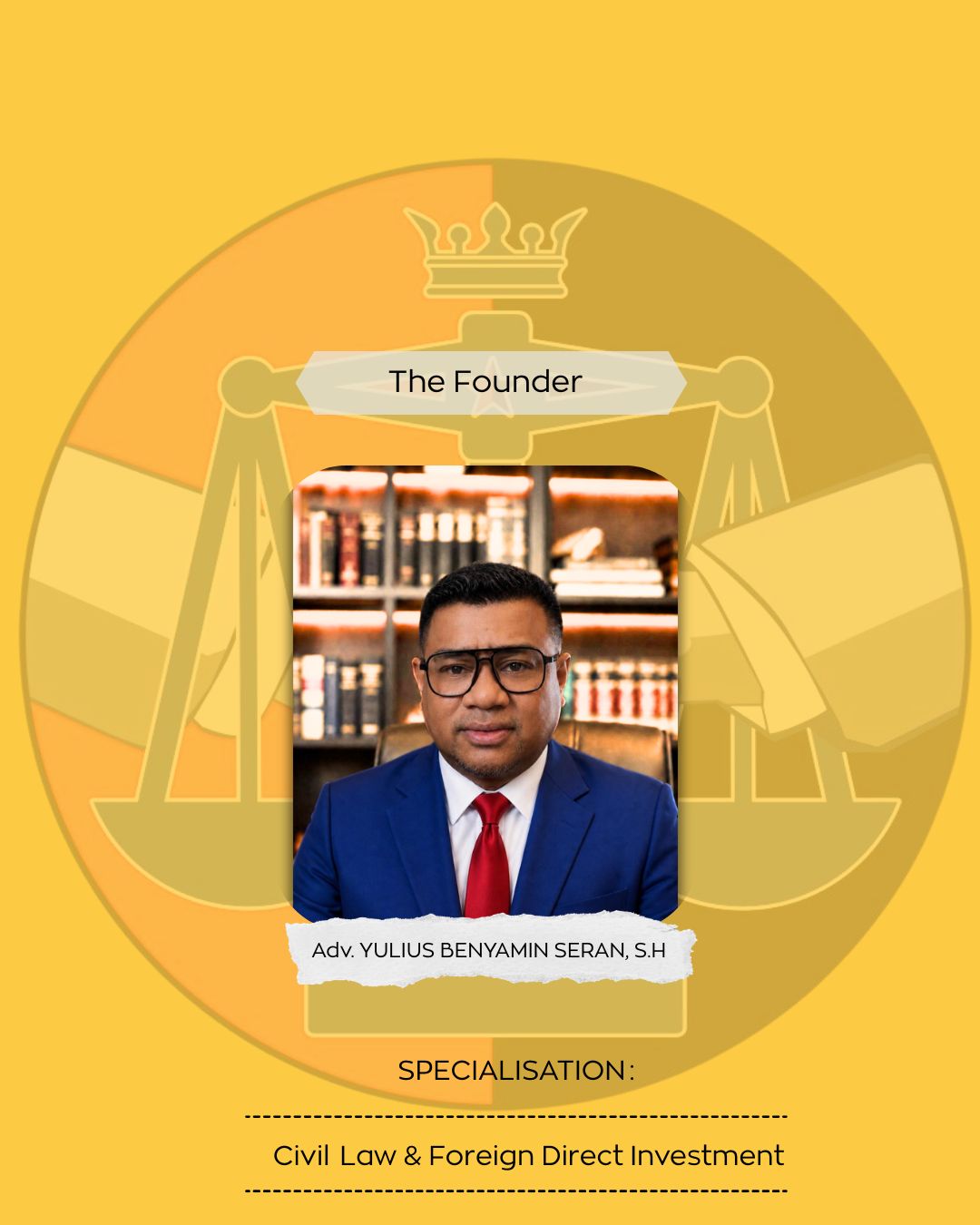 Adv. Yulius Benyamin Seran, S.H