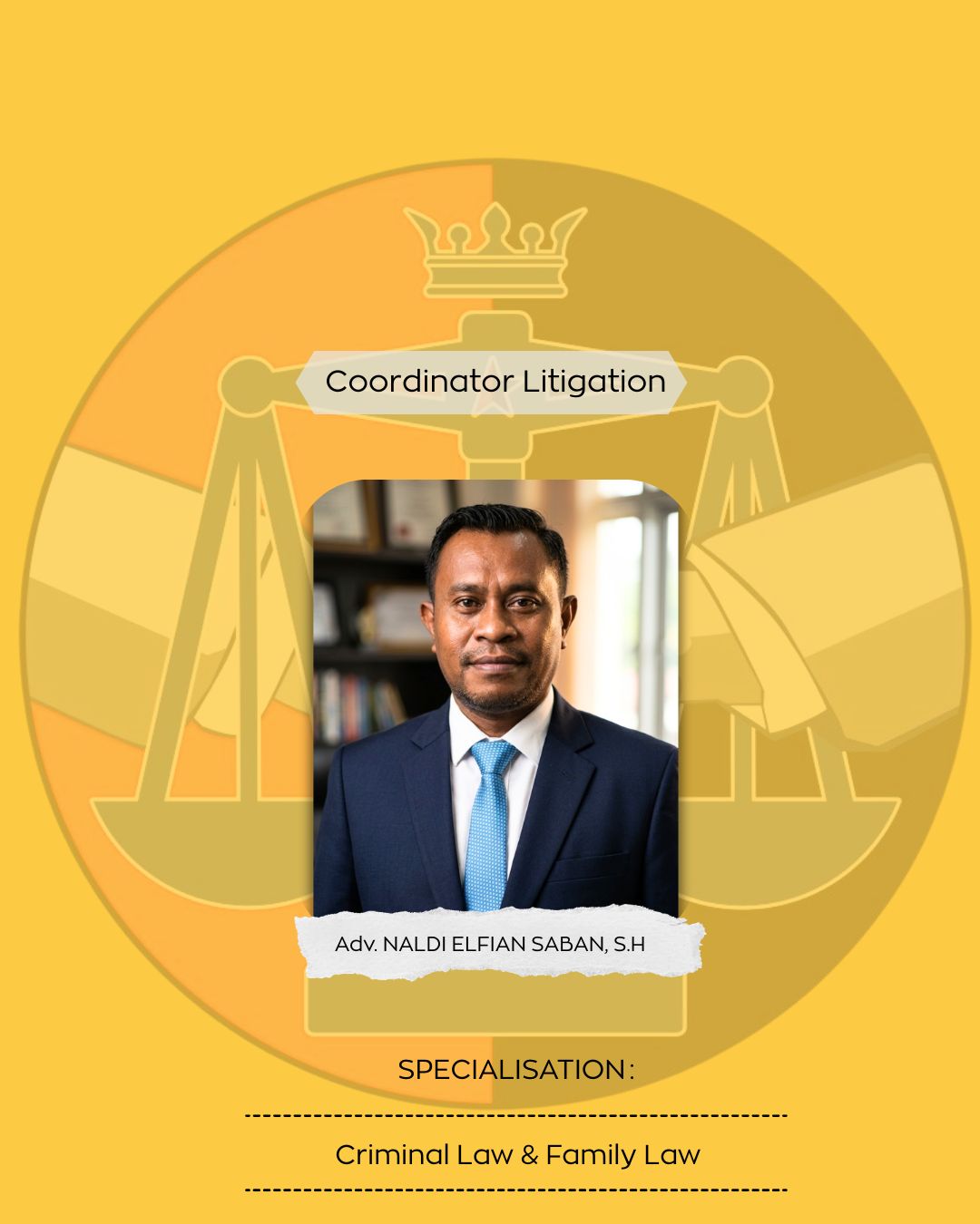 Adv. Naldi Elfian Saban, S.H